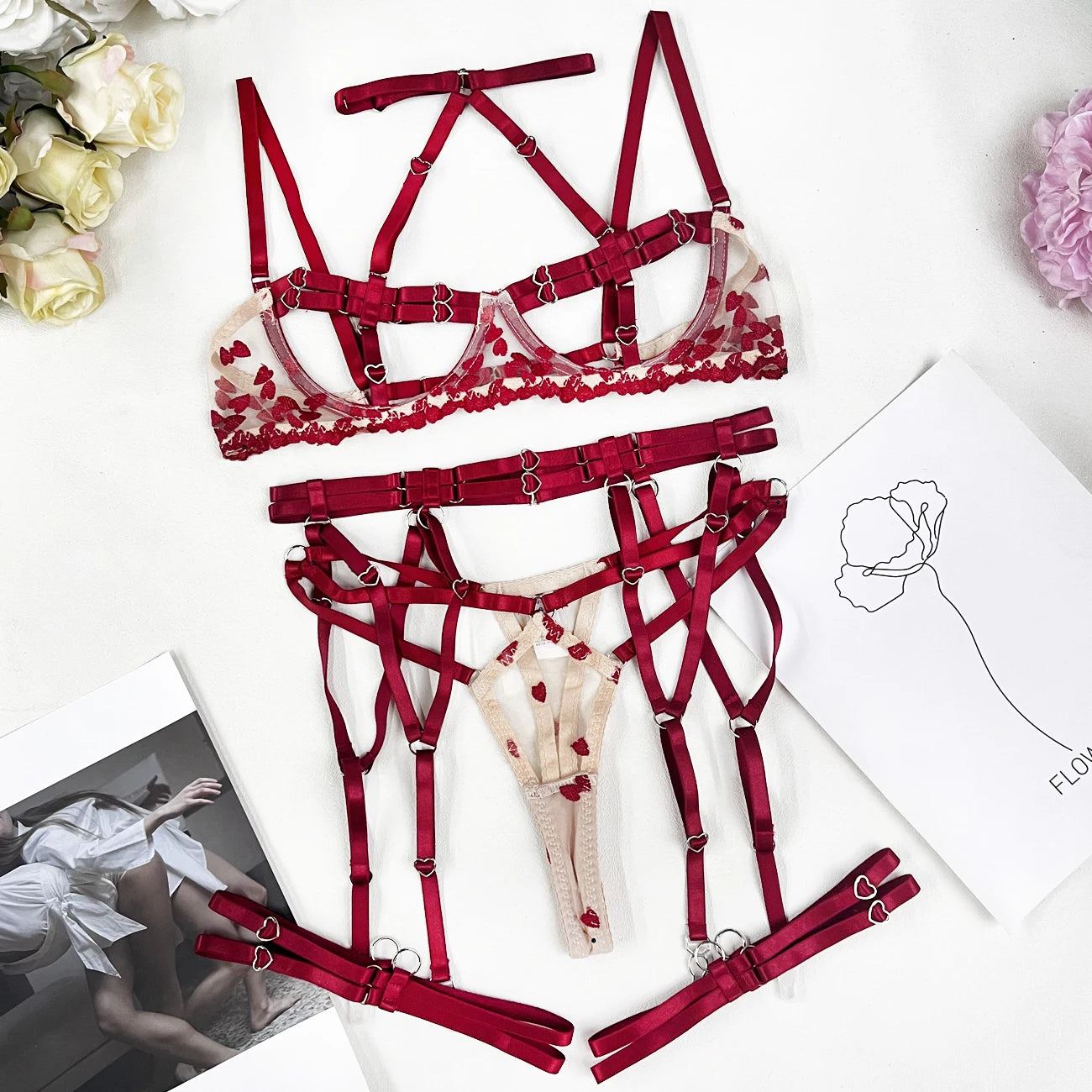 RED LINGERIE | HouseofS3X