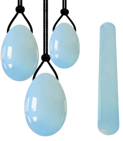 Opalite Yoni Egg & Wand Massager Set