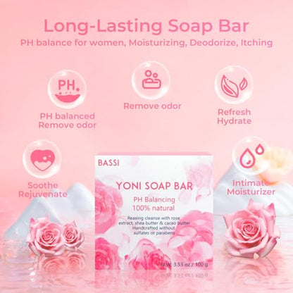 Yoni Soap Bars & Natural Yoni Oil Set