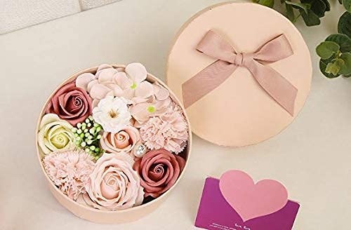 Valentine'S Day Soap Flower Gift Box